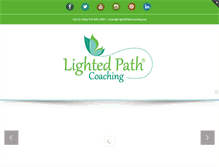 Tablet Screenshot of lightedpathcoaching.org